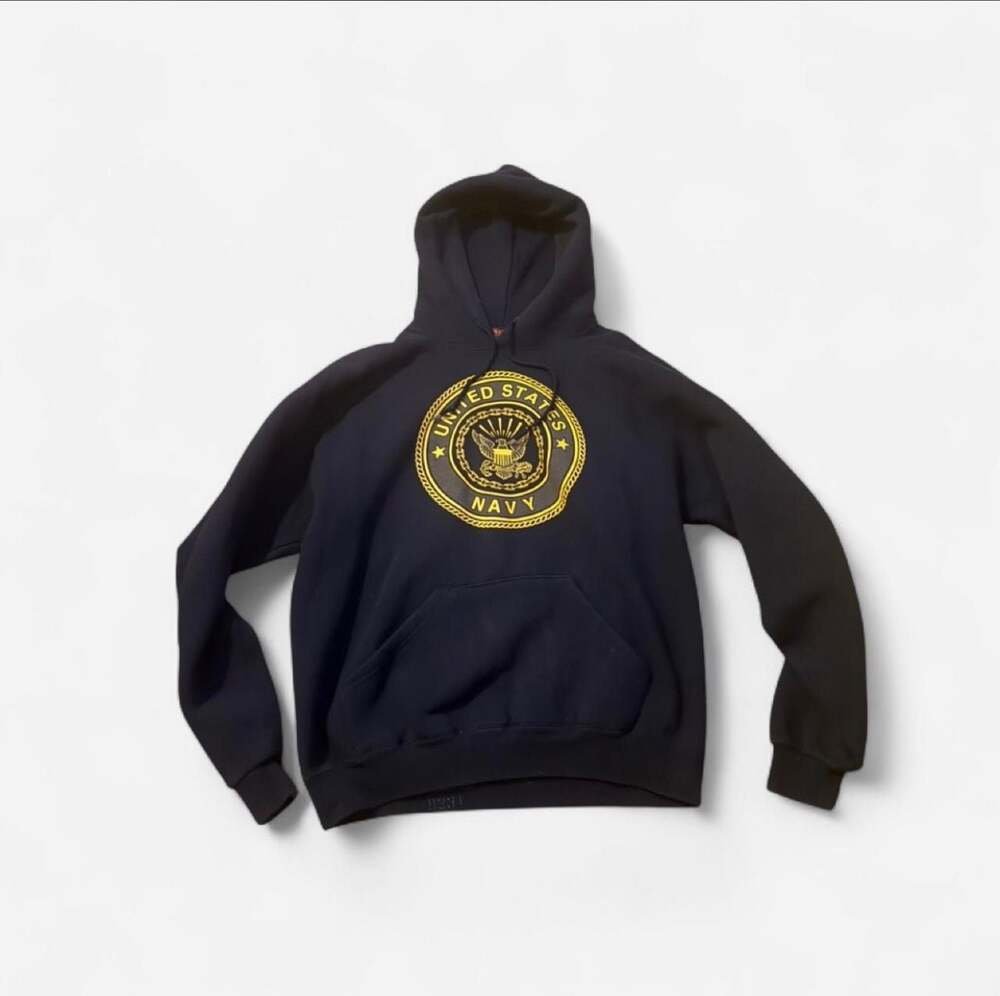 Soffe US Navy Adult Fleece Hoodie Size Large
